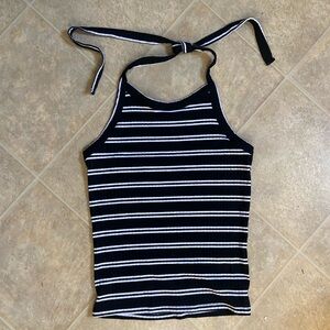 Striped Halter Top